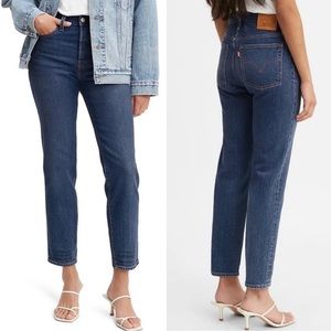 NWT Levi’s Premium Wedgie Icon Fit Jeans size 27 Blue High Waist